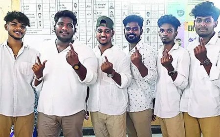 Painting the town beige &amp; white on poll day