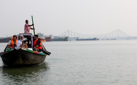 Boat ride, camera in hand: PM Modi shares Hooghly pictures; 'Maa Ganga' message from Bengal