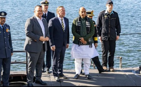 Rajnath visits German submarine yard as P-75I deal is expected soon