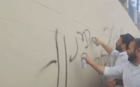 Watch: AAP workers write 'Gaddar', burn effigy outside Rajya Sabha MP Rajinder Gupta's house after he joins BJP