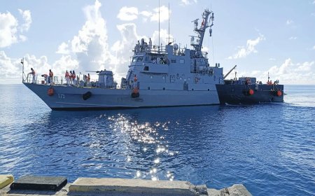 Sea diplomacy: Indian Navy ships dock in Maldives’ Addu Atoll, make port call at Canary Islands