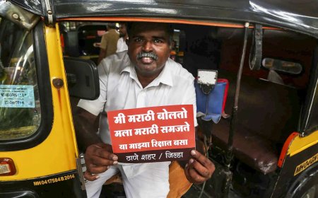 Maha mininster stalls action against auto, cab drivers on Marathi issue