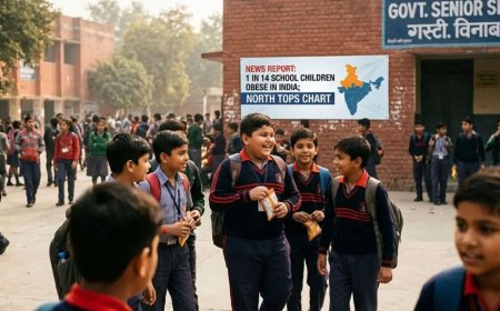 1 in 14 school children obese in India; north tops chart