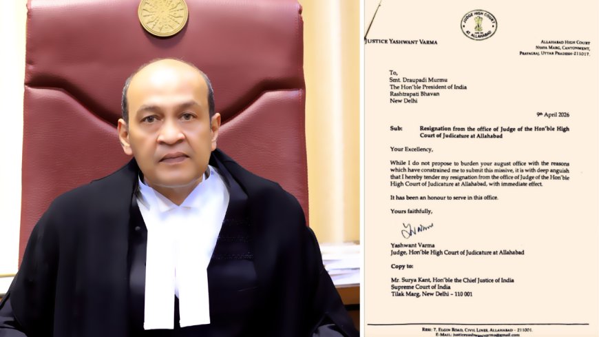 'With deep anguish': What Justice Yashwant Varma wrote in resignation letter to President Murmu