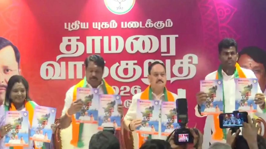 Free LPG cylinders, Rs 2,000 for women &amp; more: What BJP promises in Tamil Nadu poll manifesto