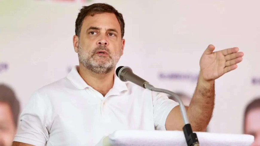 Rahul Gandhi: Government wants to change electoral map, fears losing power