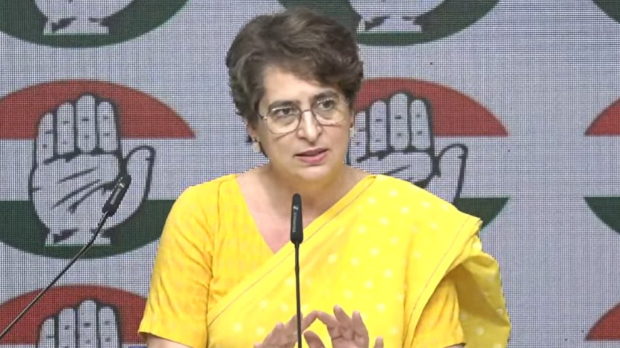 'Black day for Centre, they felt a shock for first time': Priyanka on delimitation bill defeat