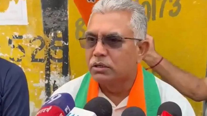 BJP's Dilip Ghosh confident of party's win in West Bengal polls, says TMC 'departure ensured'