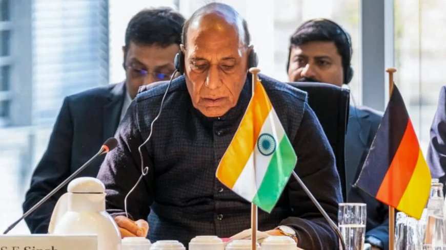 In Berlin, Rajnath beckons German industry to 'co-create, co-develop, co-innovate in India'