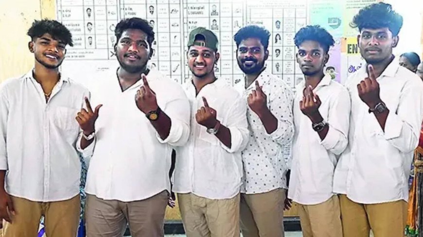 Painting the town beige &amp; white on poll day