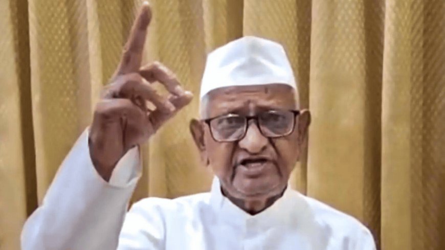 'Their fault': Anna Hazare holds AAP responsible over Raghav Chadha, 6 Rajya Sabha MPs joining BJP
