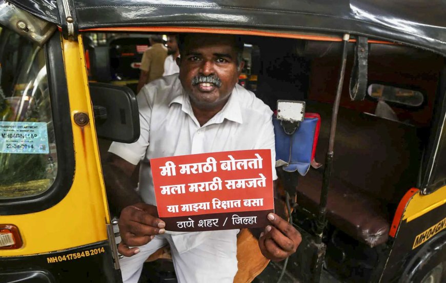 Maha mininster stalls action against auto, cab drivers on Marathi issue