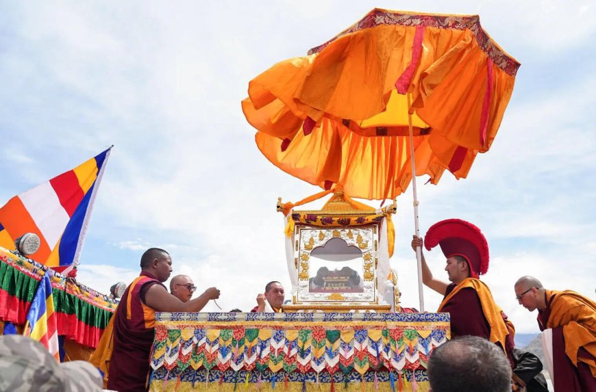 Sacred Piprahwa relics of Buddha reach Ladakh as Leh marks Buddha Purnima