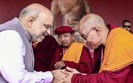 ‘Everything will be alright’: Amit Shah meets Ladakh leaders, including Sonam Wangchuk, ahead of talks