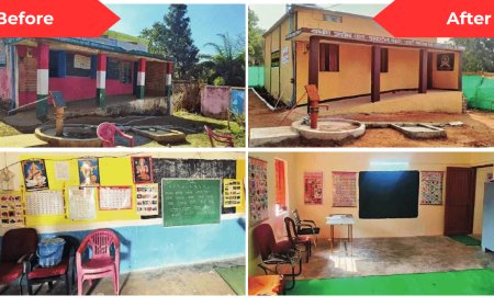 Schools stand where red once reigned