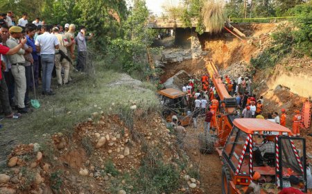 Jammu and Kashmir: Jammu bridge collapse toll rises to three, 2 engineers suspended