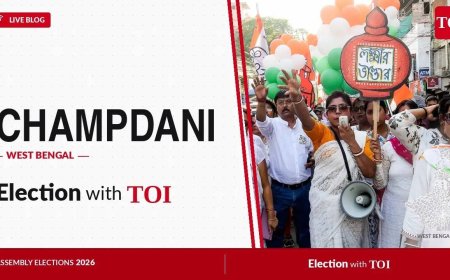 Champdani election results 2026: TMC Arindam Guin vs BJP's Dilip Singh