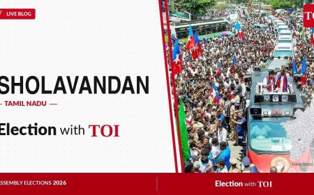Sholavandan assembly polls 2026: TVK’s Karuppaiah MV wins by narrow margin of 2,678 Votes