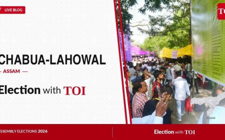 Chabua–Lahowal constituency assembly elections 2026: BJP’s Binod Hazarika won against Congress's Pranjal Ghatowar