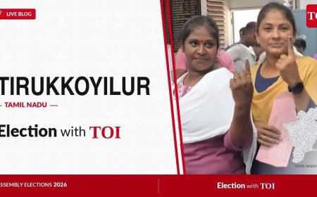 Tirukkoyilur election results 2026: AIADMK's Palanisamy S wins against TVK's Vijay R Baranibalaaji