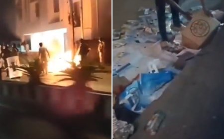 West Bengal polls: TMC claims BJP behind arson attack on Siliguri office, shares video