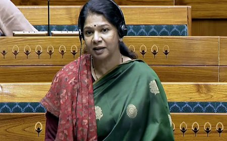 'Changed political circumstances': Kanimozhi writes to Lok Sabha speaker seeking separate seating for DMK MPs after break-up with Congress