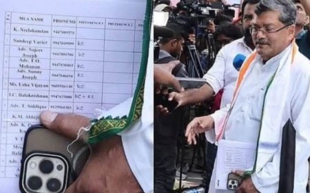 Kerala CM face: BJP drops leaked Congress list with 'KC' markings