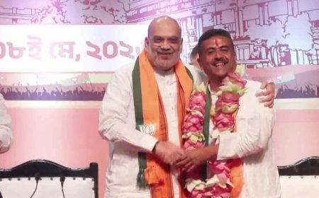 BJP government formation in West Bengal: Suvendu Adhikari elected as legislature party leader, set to take oath as CM on May 9