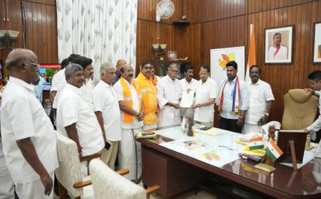 Rangasamy meets LG, stakes claim to form government in Puducherry