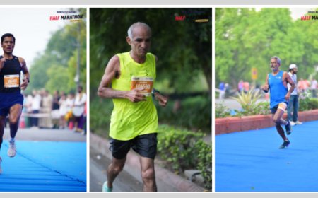 10K male 50+ category: Runners who showed the magic of experience| Times Internet Half Marathon