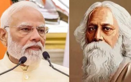 'Eternal voice of civilisation': PM Modi pays tribute to Rabindranath Tagore on 'pochishe boishakh'
