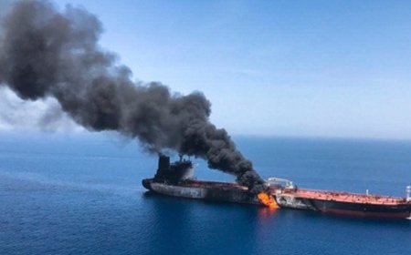 Indian sailor killed after dhow catches fire near Strait of Hormuz; 17 rescued