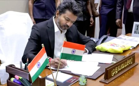 From going off script to appointing ex-DMK MLA as pro-tem Speaker: Vijay’s eventful first day as Tamil Nadu CM