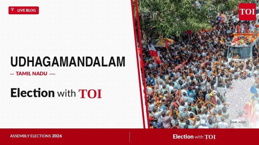 Udhagamandalam election results 2026: BJP's Bhojarajan M with with 48,488 votes