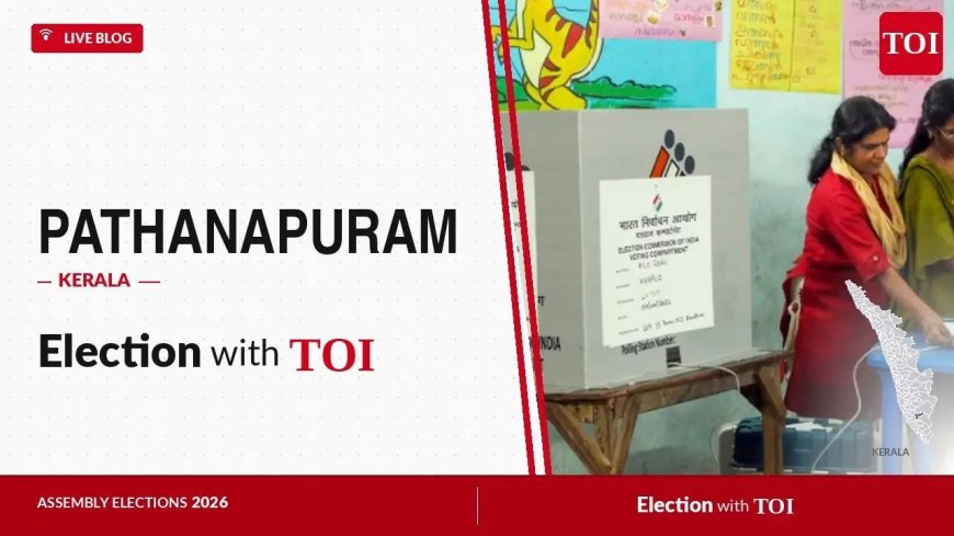 Pathanapuram Election Results 2026: INC’s Jyoti Kumar Chamakkala defeats Kerala Congress (B)’s K B Ganesh Kumar by 8,310 votes