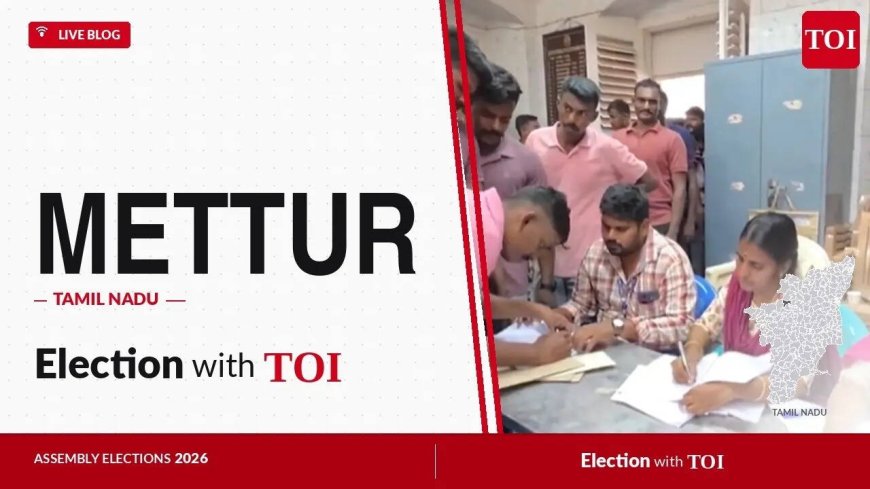 Mettur election results 2026: AIADMK's Venkatachalam G wins against DMK's Midhun Chakravarthy M