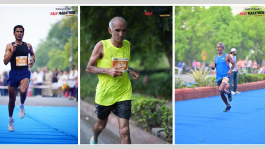 10K male 50+ category: Runners who showed the magic of experience| Times Internet Half Marathon