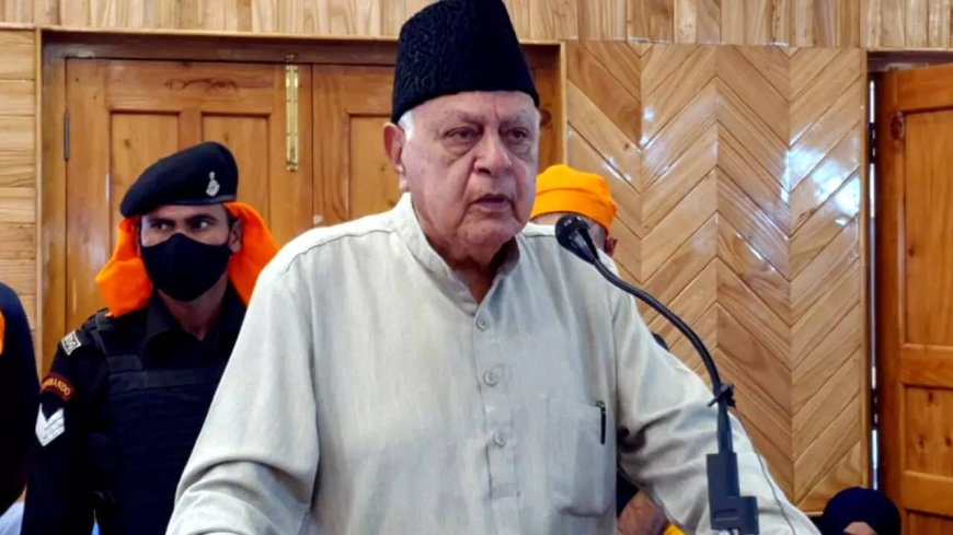 SIT files charge-sheet against man accused of bid on Farooq Abdullah’s life