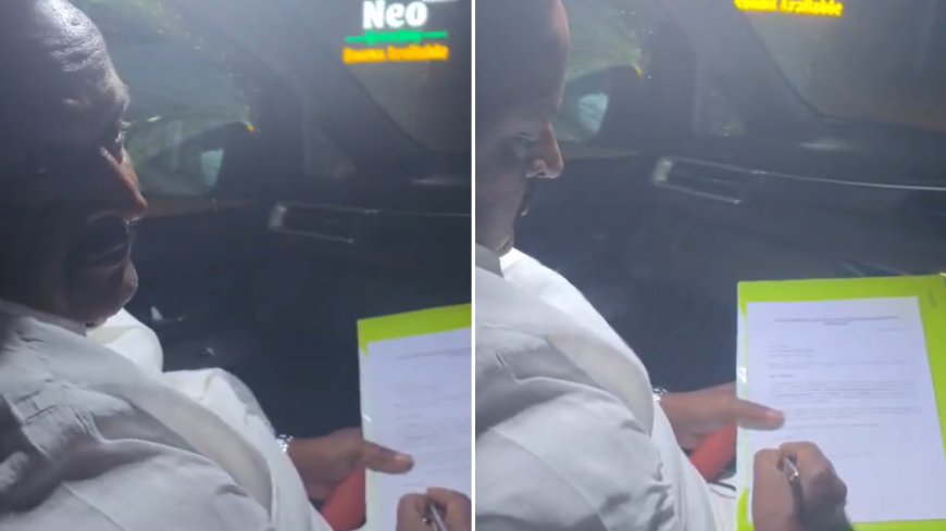 TVK shares video of AMMK MLA writing support letter as Tamil Nadu govt suspense continues — Watch