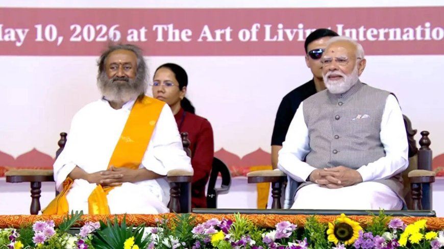 PM Modi attends Art of Living event in Bengaluru; inaugurates Dhyan Mandir, launches nationwide service initiatives